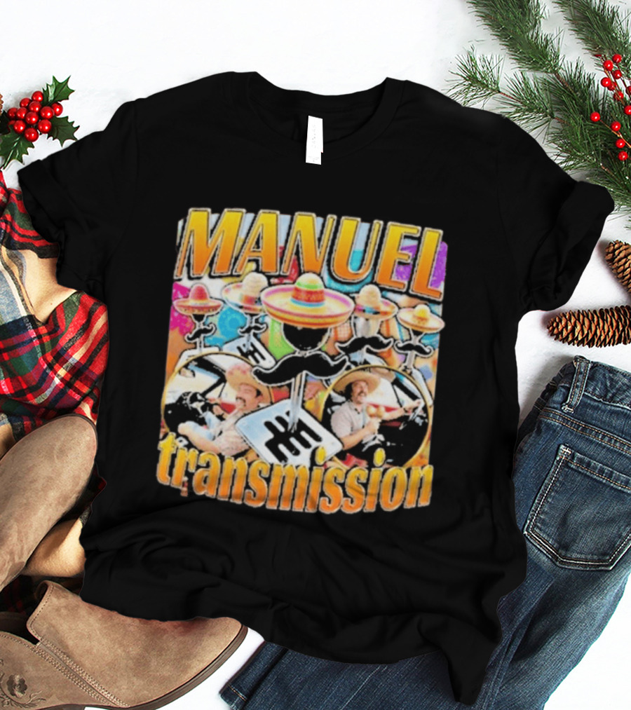 Manuel Transmission Sombrero Gear Shift Mexican T-Shirt