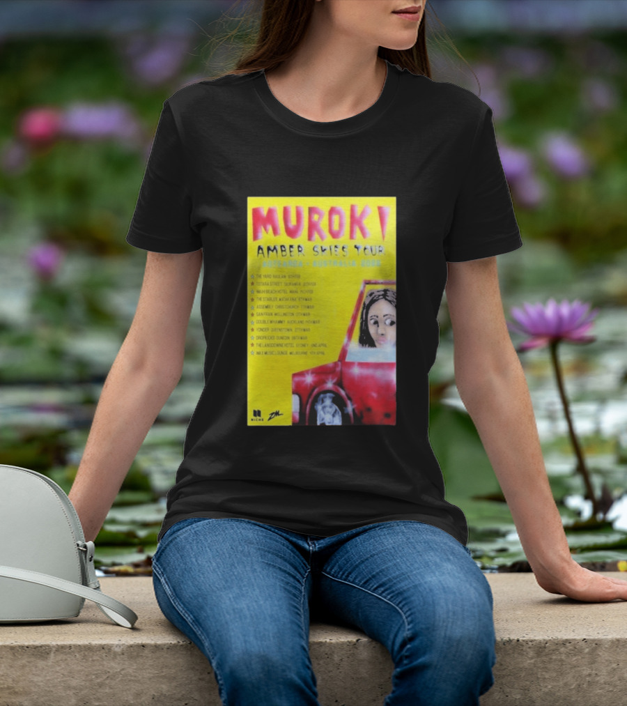 Muroki Amber Skies Tour Aotearoa Australia 2026 T-Shirt