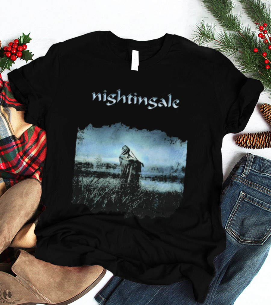 Nightingale Ethereal Nightfall Scene T-Shirt