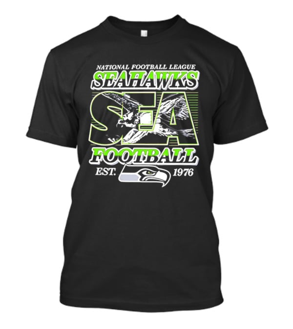 National Football League Seahawks SEA Football Est 1976 T-Shirt