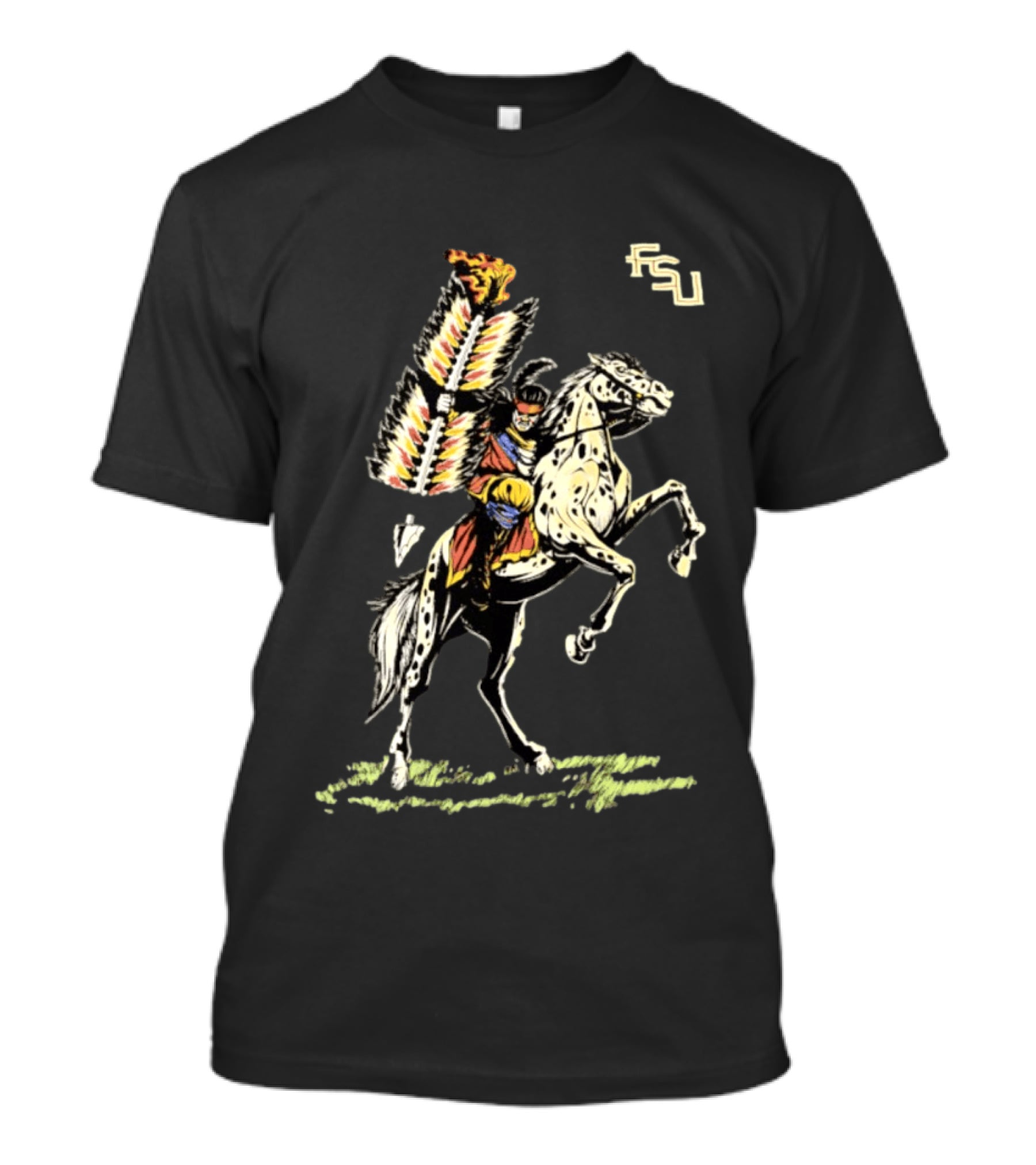 FSU Florida State Seminoles Osceola And Renegade Iconic Team Spirit T-Shirt
