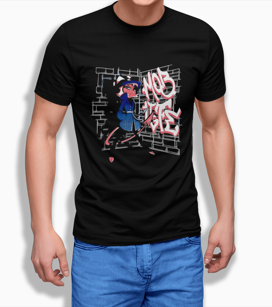 Helluva Boss Mob Life Urban Style Graffiti T-Shirt