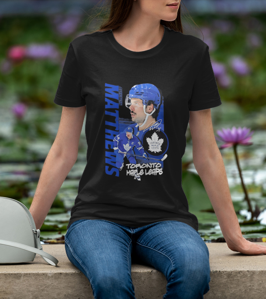Toronto Maple Leafs Auston Matthews Signature Playmaker T-Shirt