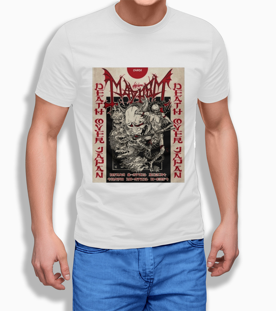 Mayhem Death Over Japan Osaka April 8 Bigcat Tokyo April 10 2026 Q East Smash T-Shirt