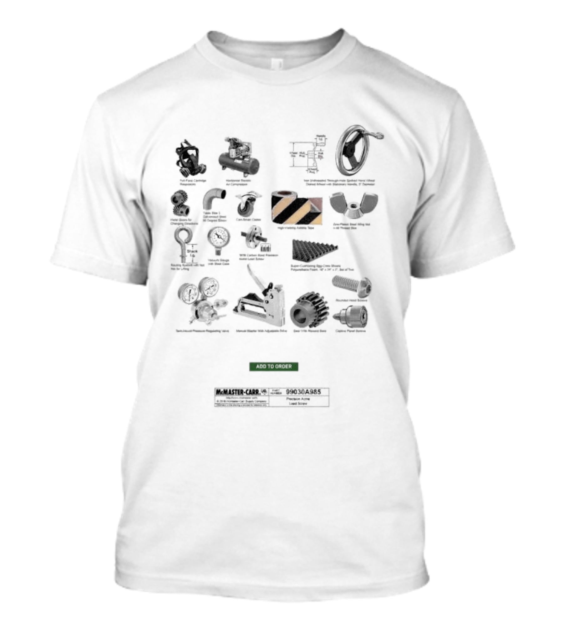 McMaster Carr Add To Order Icon Illustrations T-Shirt