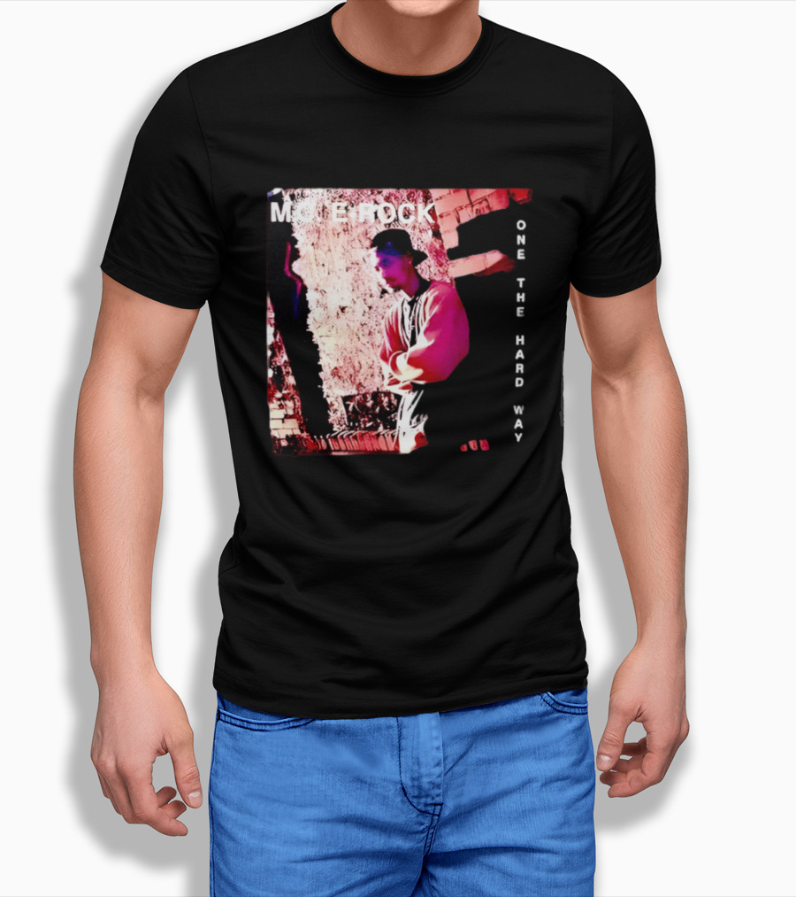 MC E Rock One The Hard Way Album Cover T-Shirt