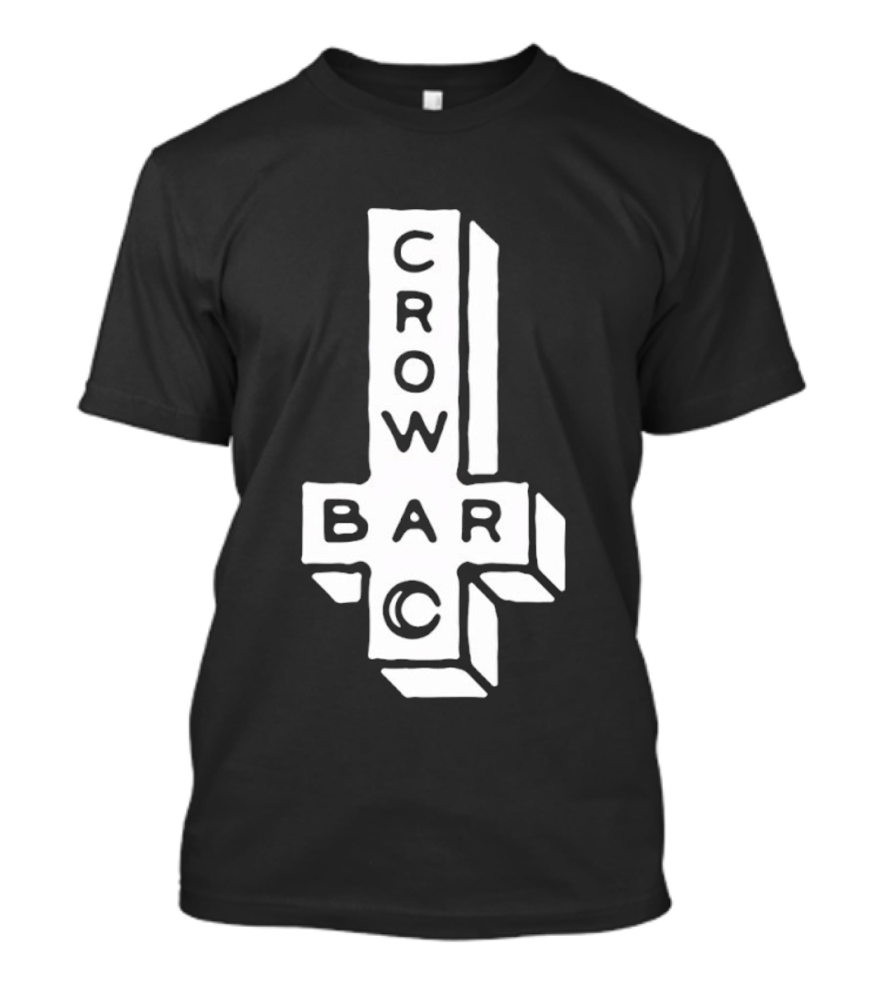 Crowbar Cross Vertical Arrangement T-Shirt