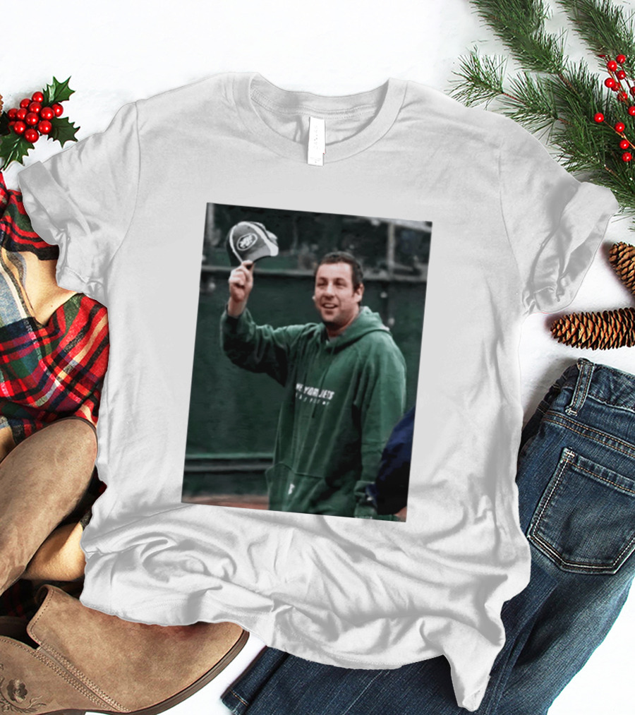 Adam Sandler New York Jets Fan Football T-Shirt