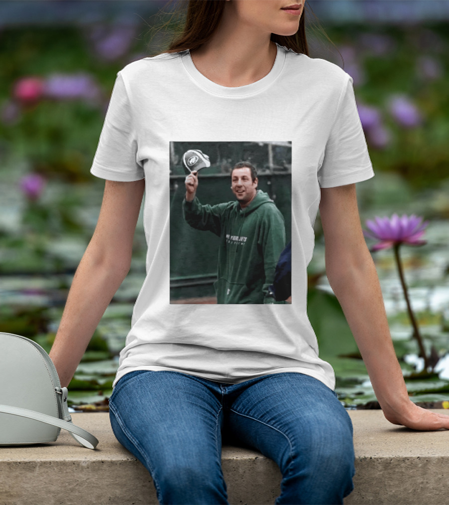 Adam Sandler New York Jets Fan Football T-Shirt