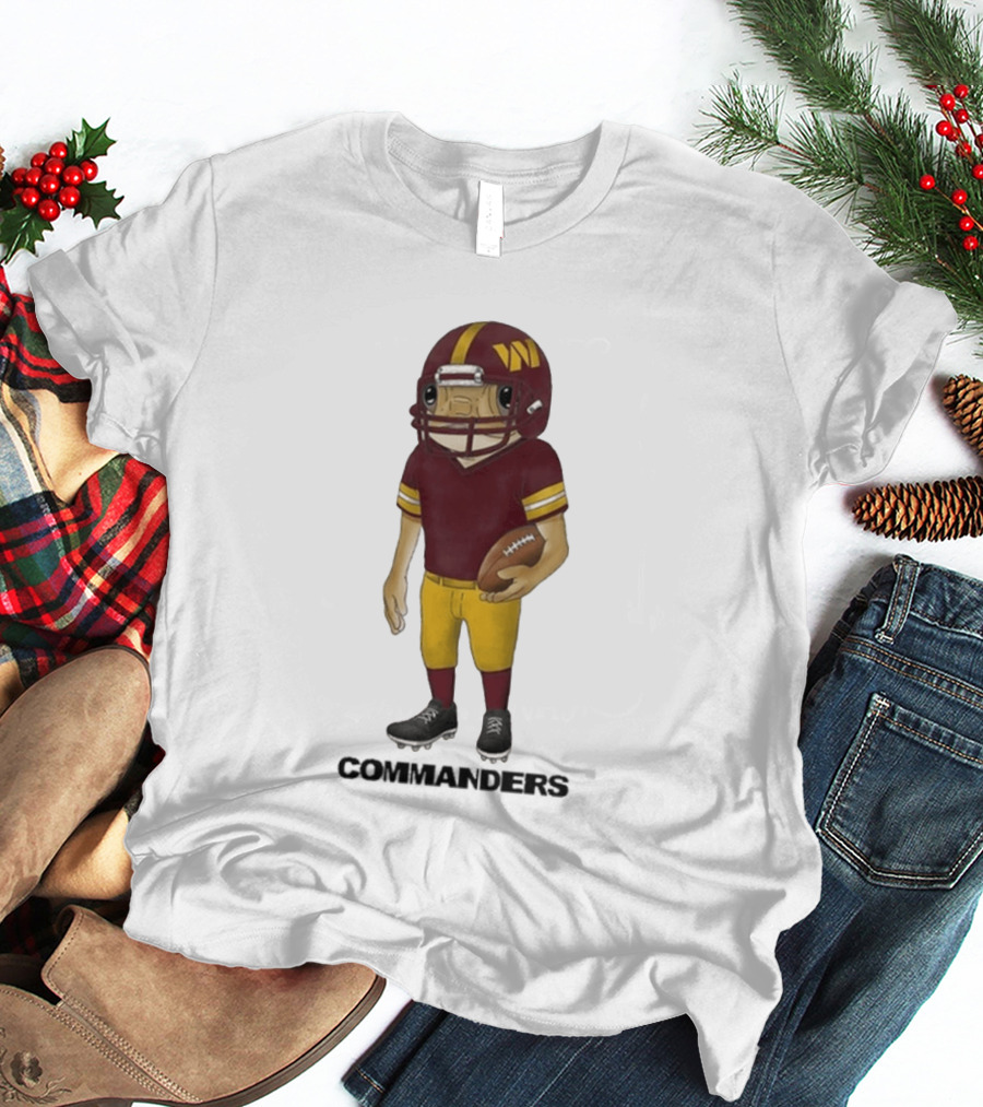 Bad Bunny Commanders Football Helmet T-Shirt
