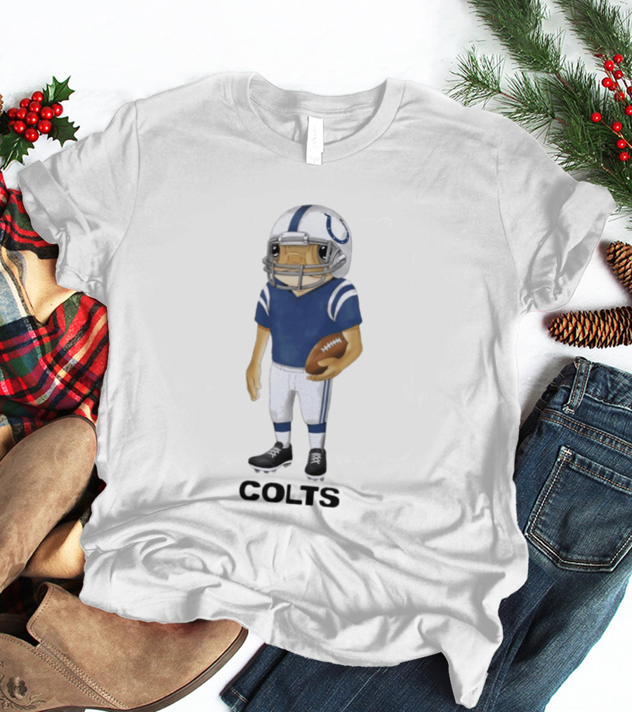 Bad Bunny X Indianapolis Colts Concho Football Player T-Shirt