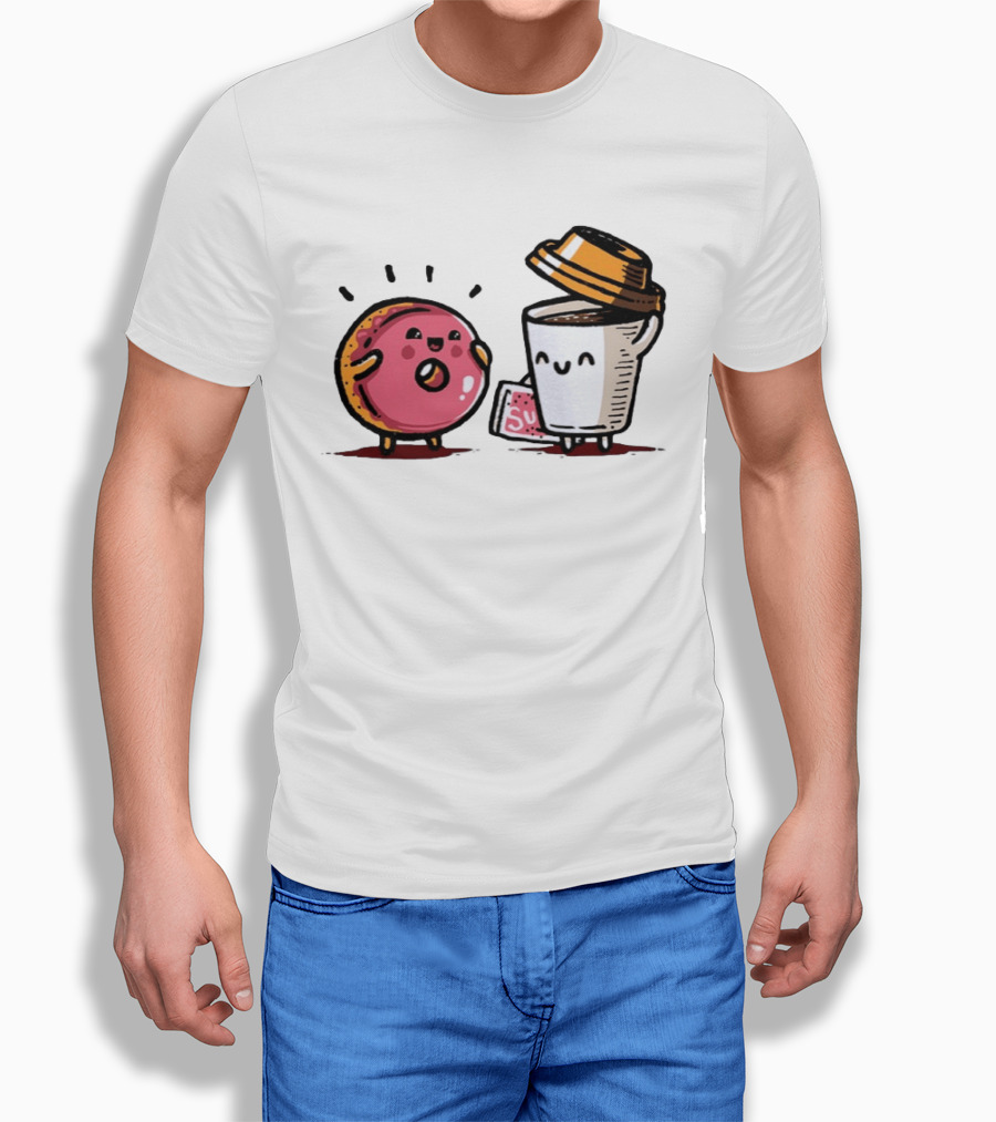 Donut And Coffee A Match Made In Heaven You Donut Know How Much I Love You T-Shirt