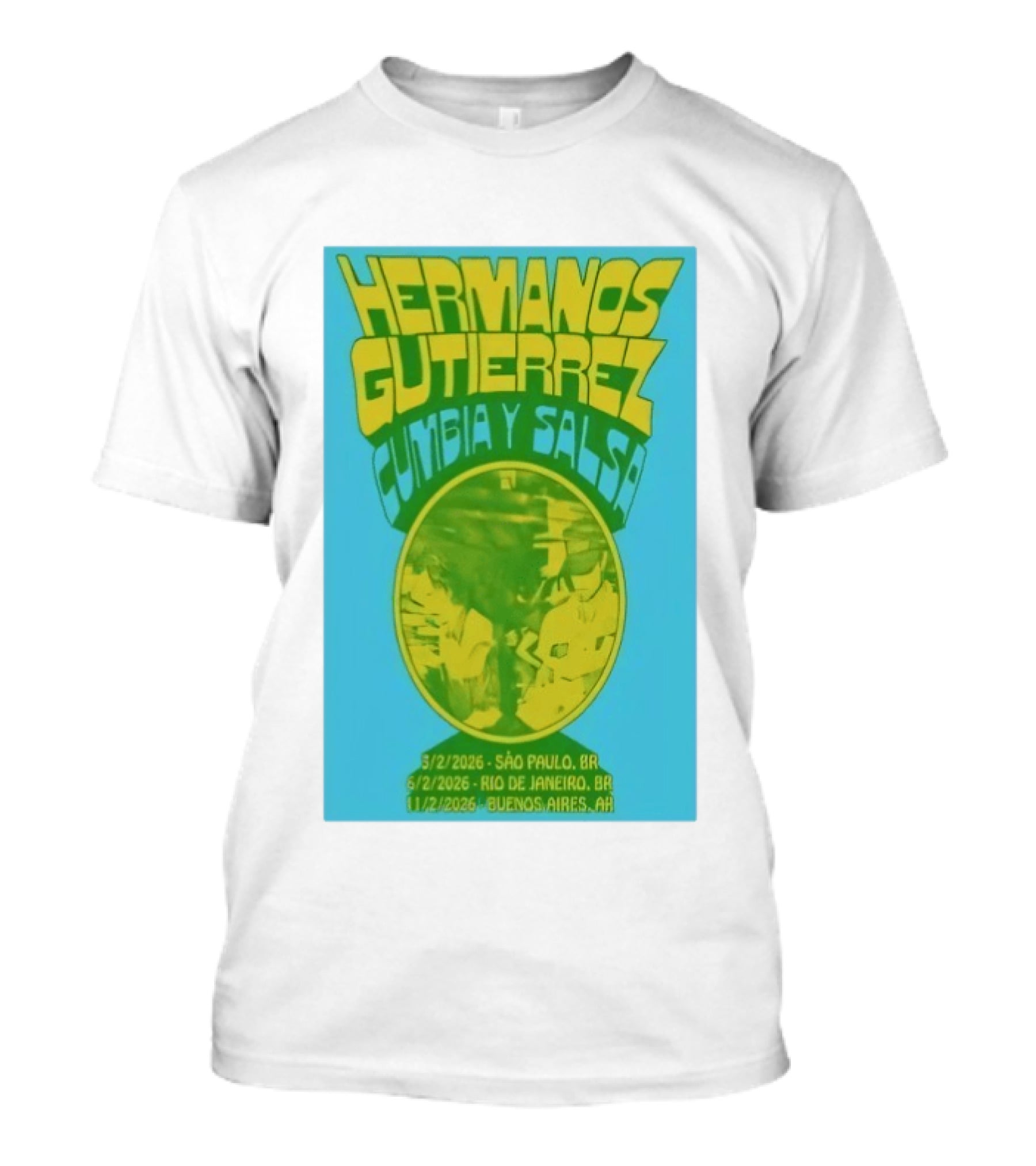 Hermanos Gutiérrez Cumbia Y Salsa São Paulo Rio Buenos Aires 2026 T-Shirt