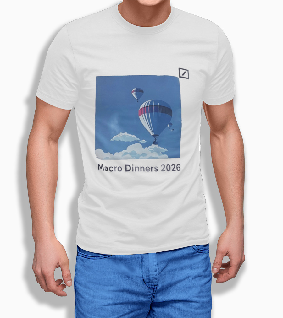 Macro Dinners 2026 Blue Sky Hot Air Balloons T-Shirt