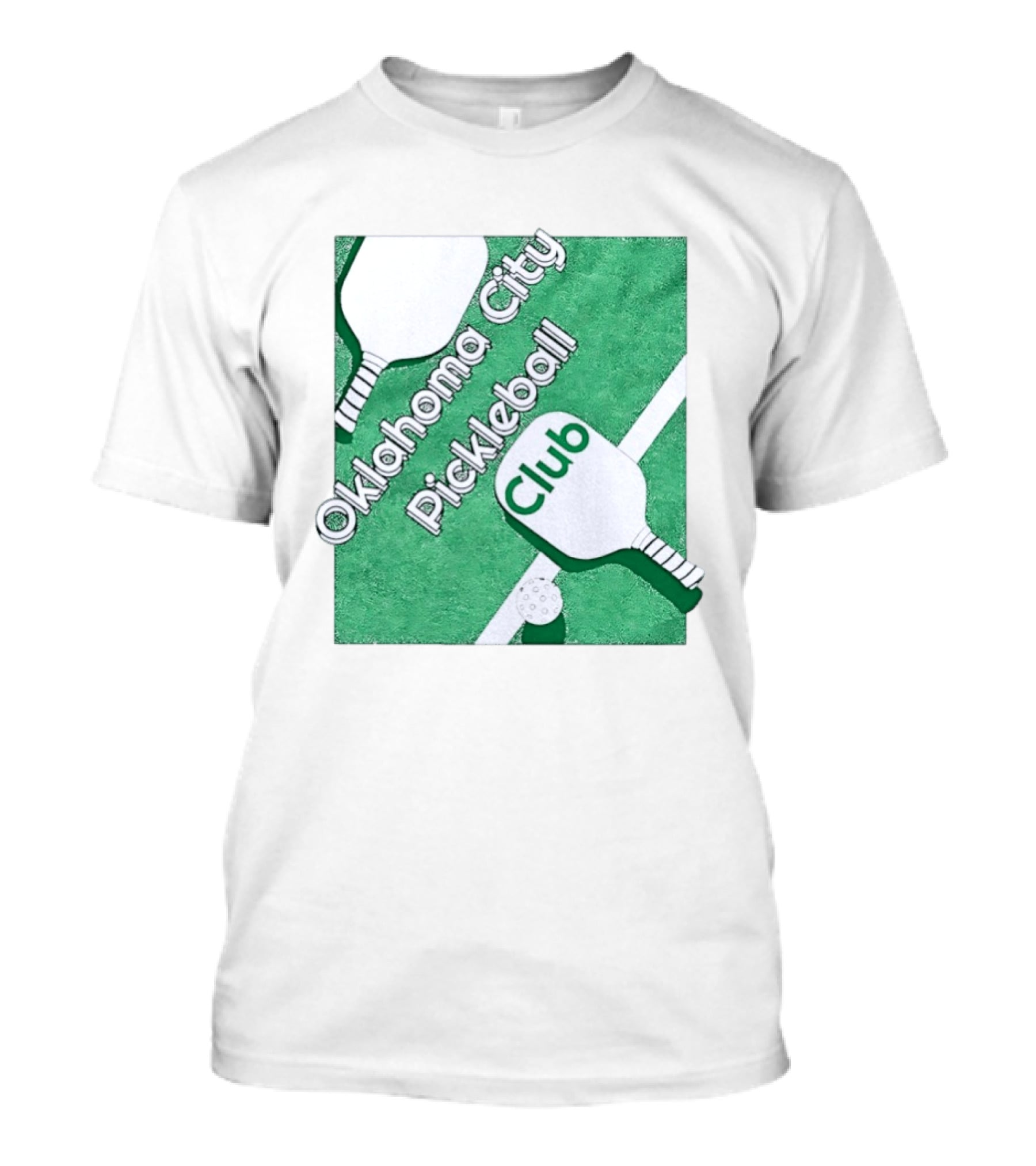 Oklahoma City Pickleball Club Paddle Court 2026 T-Shirt