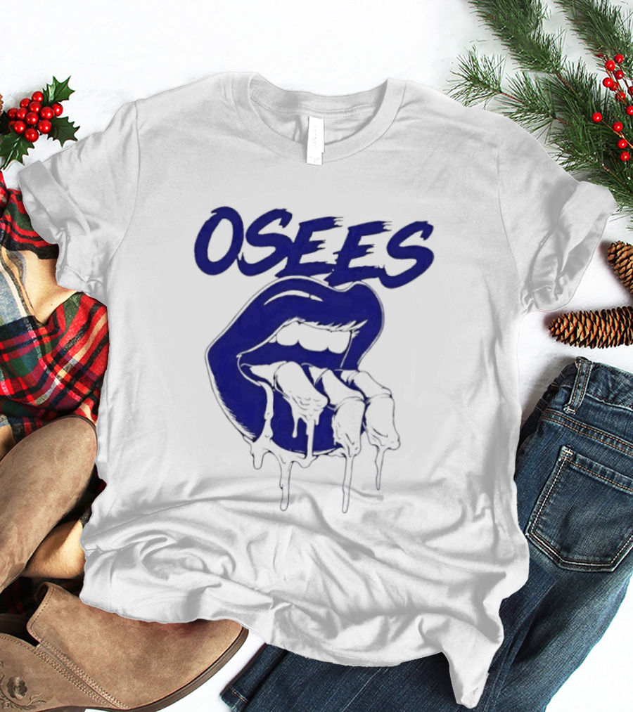 Osees Mouth With Dripping Blue Fingers T-Shirt