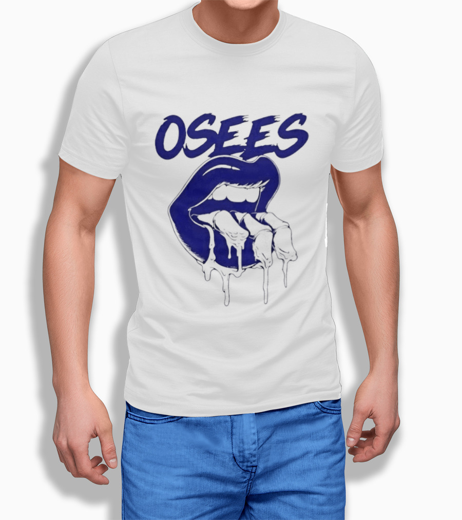 Osees Mouth With Dripping Blue Fingers T-Shirt