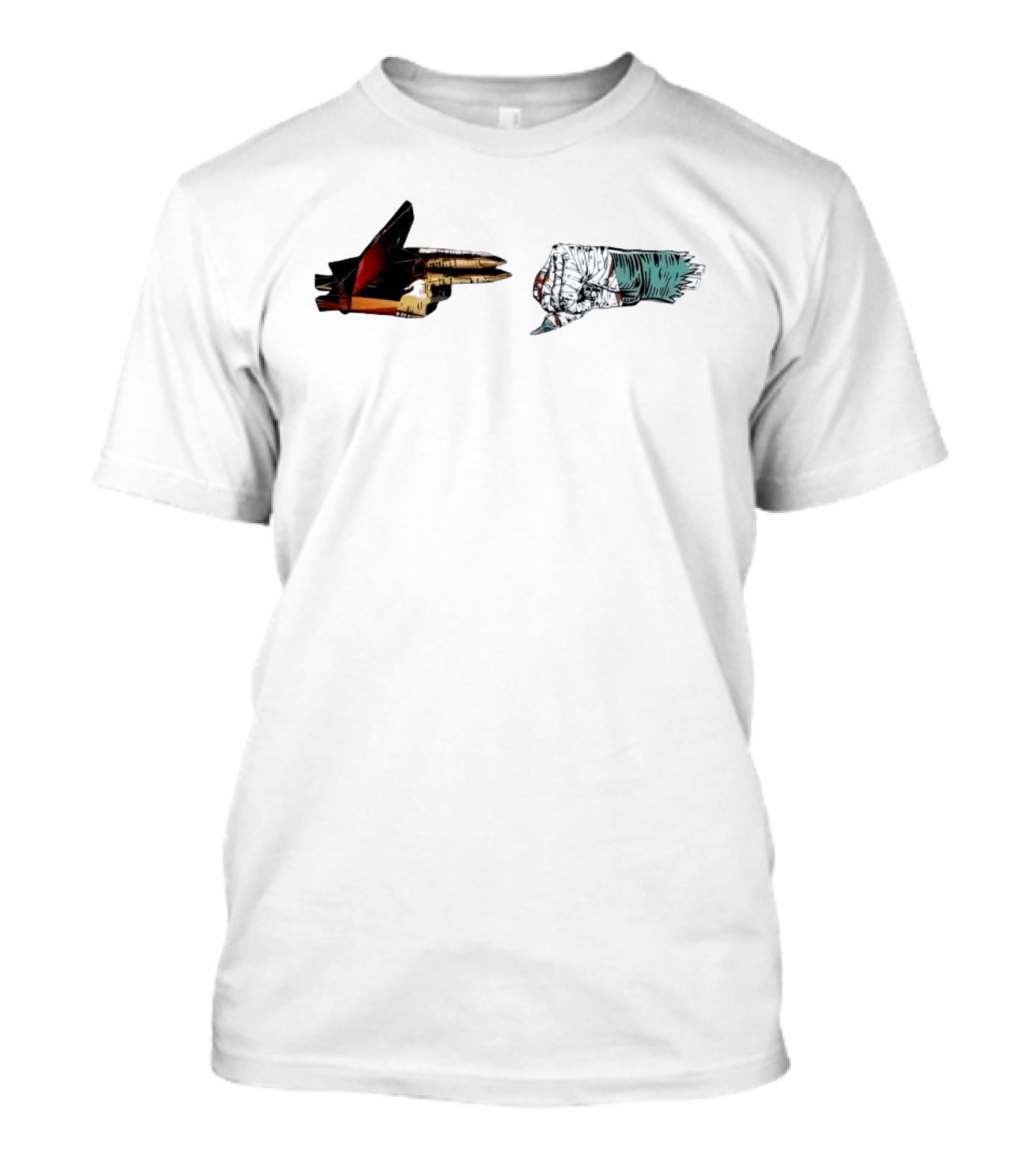 Run The Jewels RTJX Fist And Gun T-Shirt