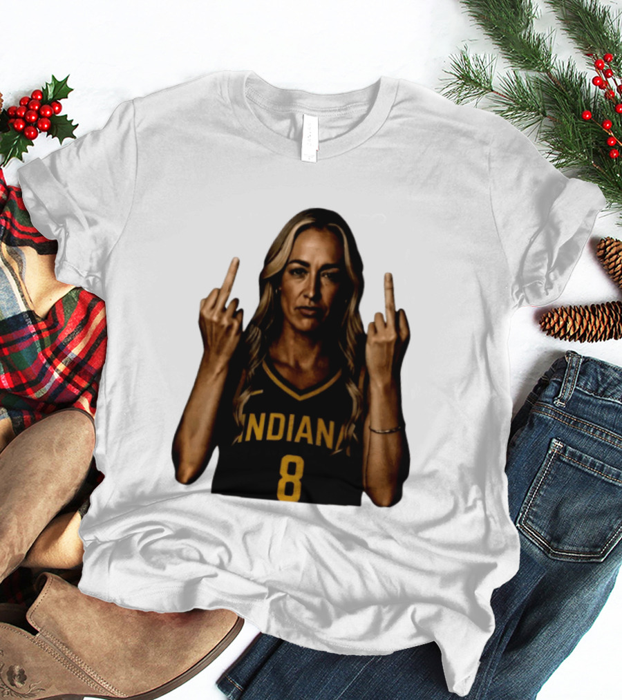 INDIANA 8 Flipping The Bird T-Shirt