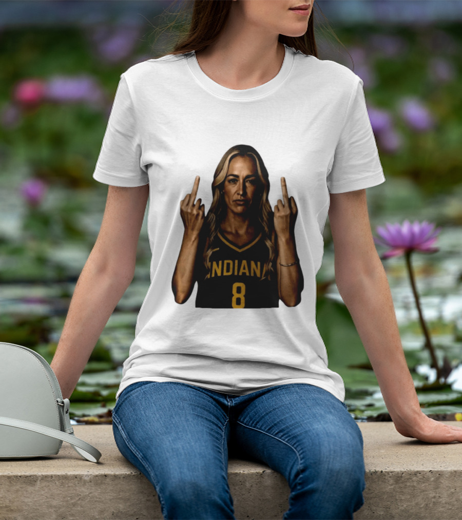 INDIANA 8 Flipping The Bird T-Shirt