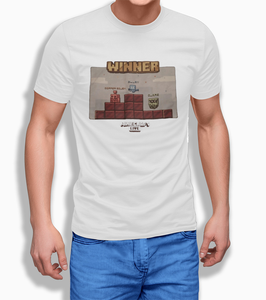 Winner Copper Golem Allay Glare Podium Event T-Shirt