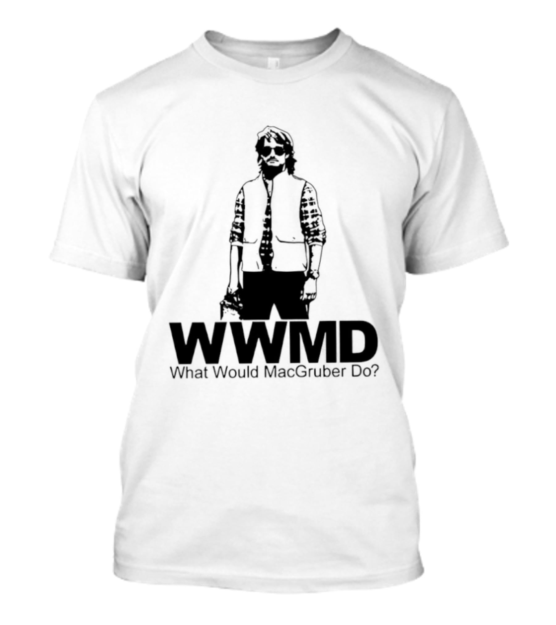 WWMD What Would Macgruber Do Vest T-Shirt