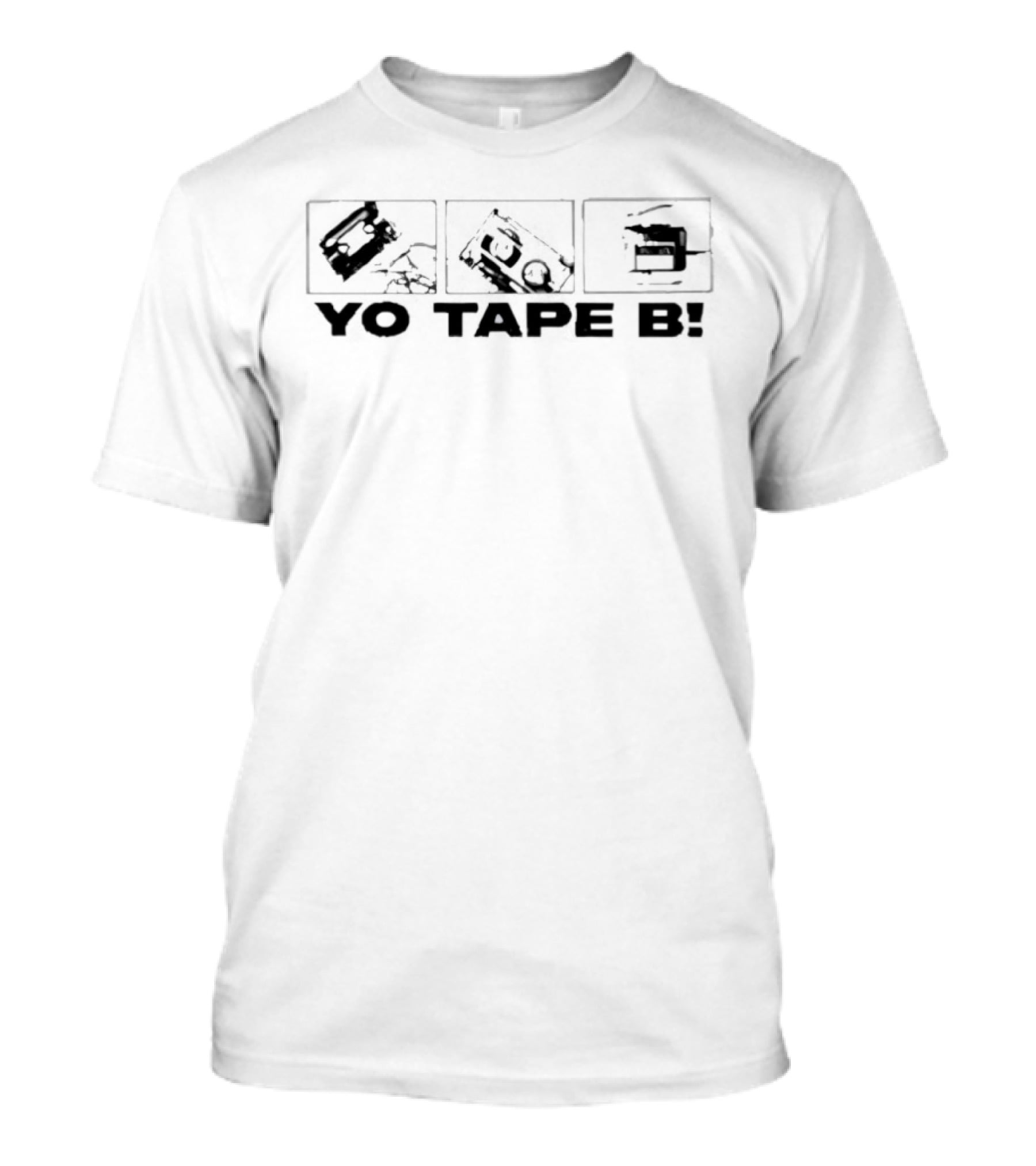 Yo Tape B Iconic VHS Cassette T-Shirt