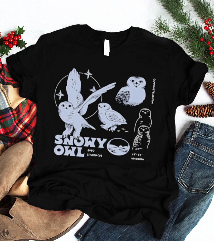 Camp Mustelid Snowy Owl It's By Mammals T-Shirt