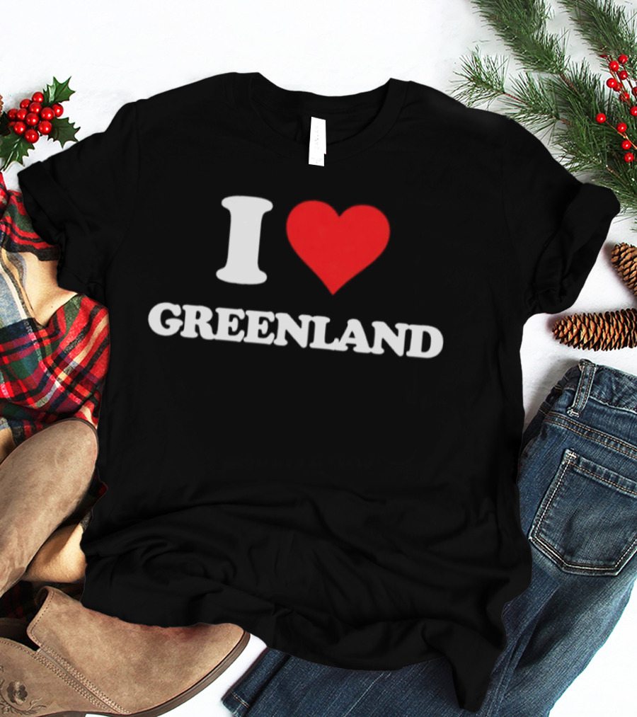I Heart Greenland Gift Idea T-Shirt