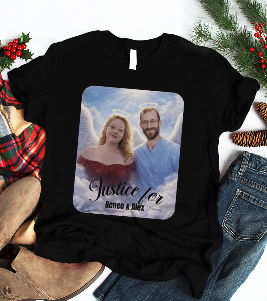 Justice For Renee And Alex Angel Wings Memorial T-Shirt