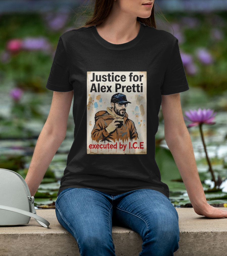 Justice For Alex Pretti Executed By ICE Visual T-Shirt