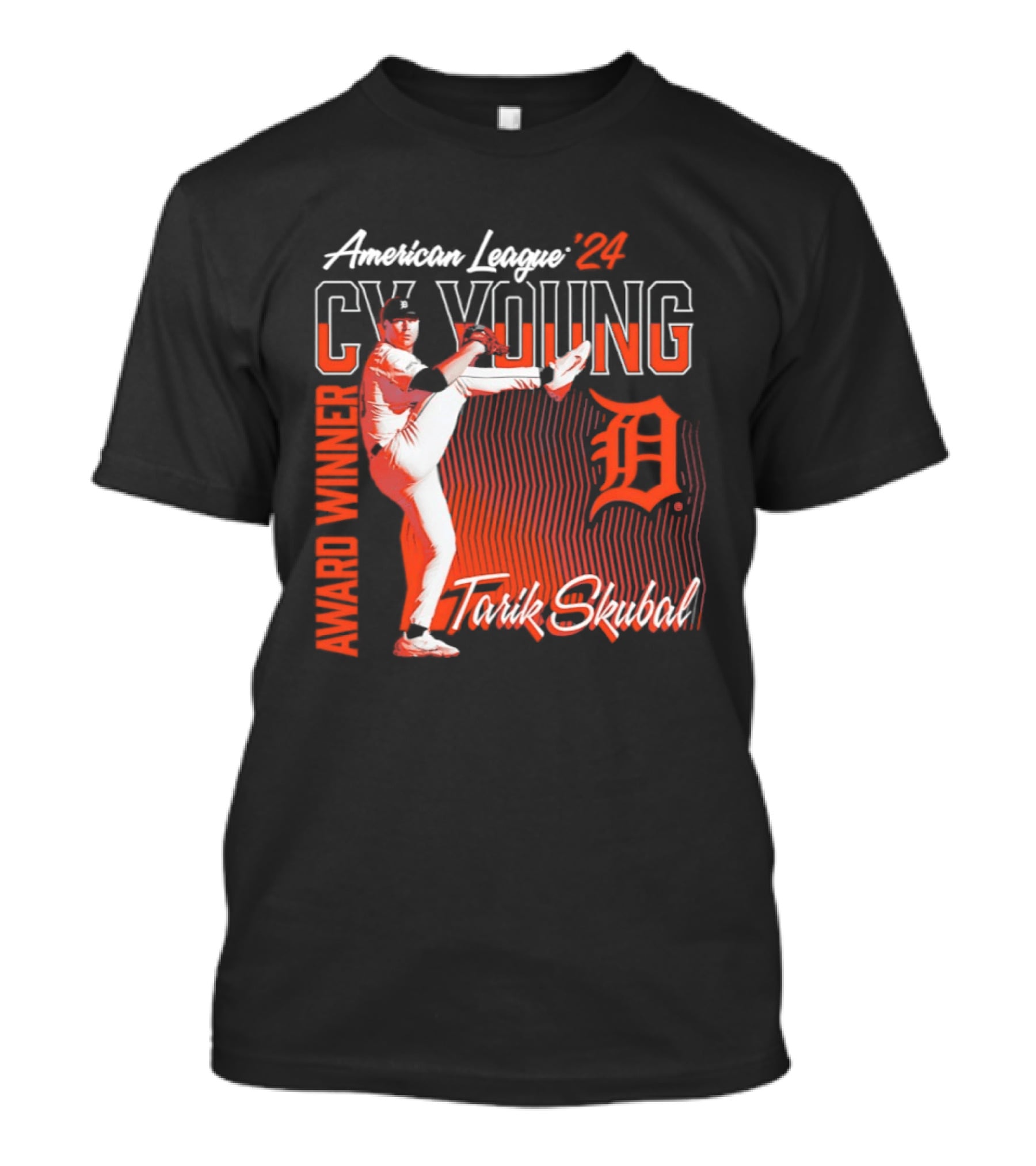 American League Cy Young Tarik Skubal Detroit Tigers Winner T-Shirt