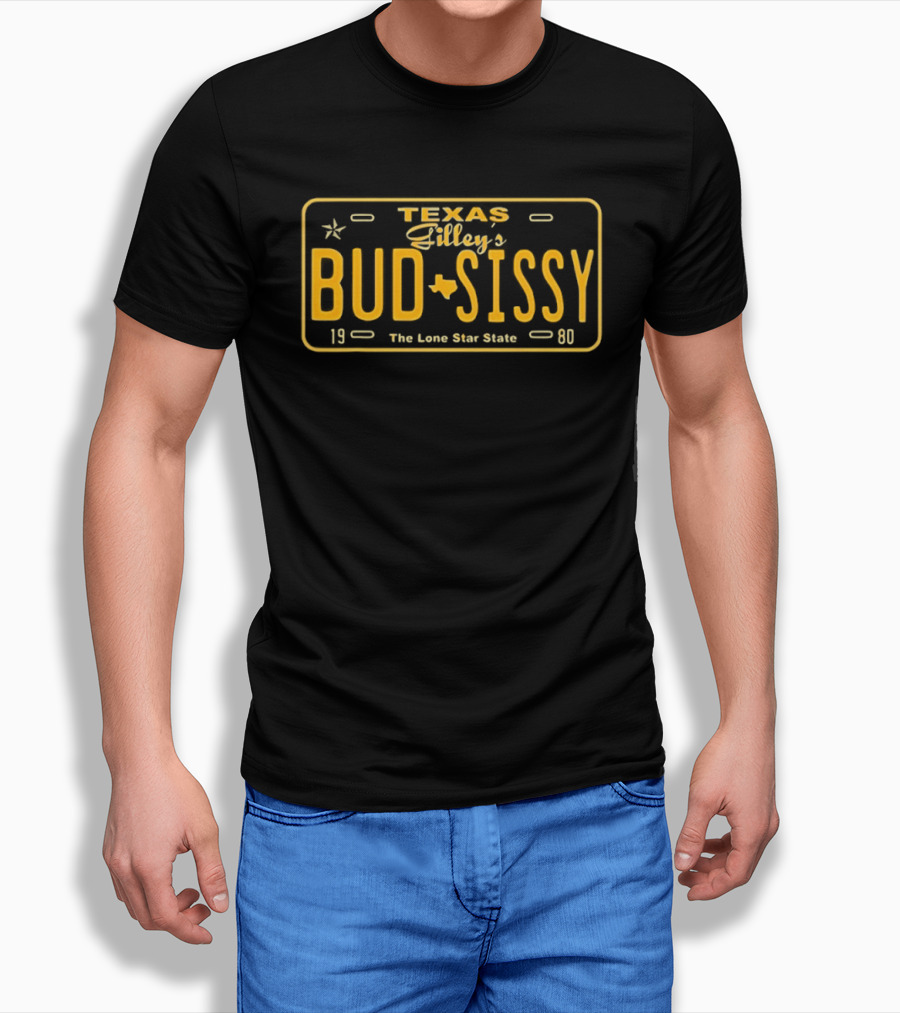 Texas Gilley's Bud Sissy The Lone Star State 1980 T-Shirt