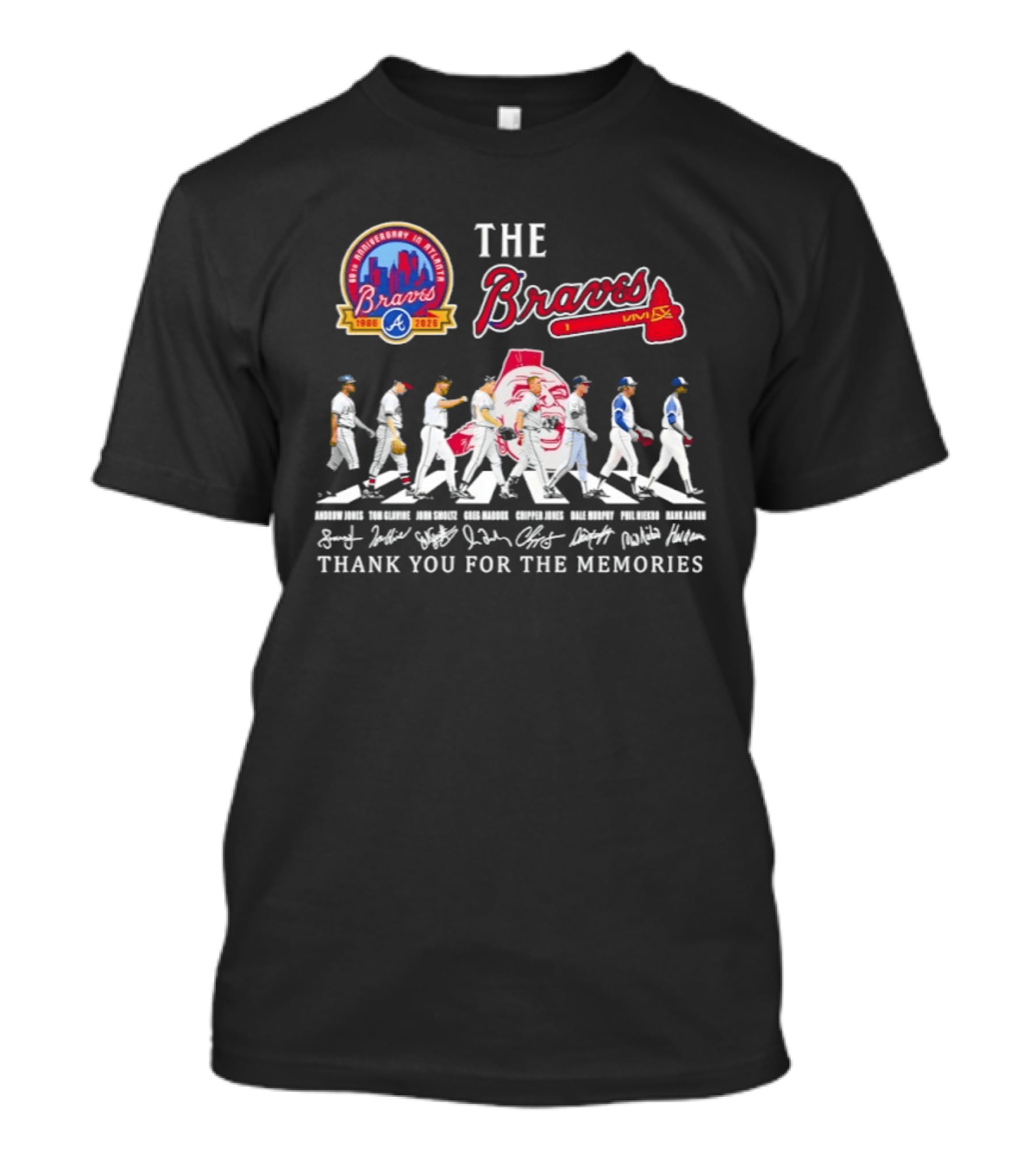 The Braves 60th Anniversary 1966 2026 Thank You For The Memories T-Shirt