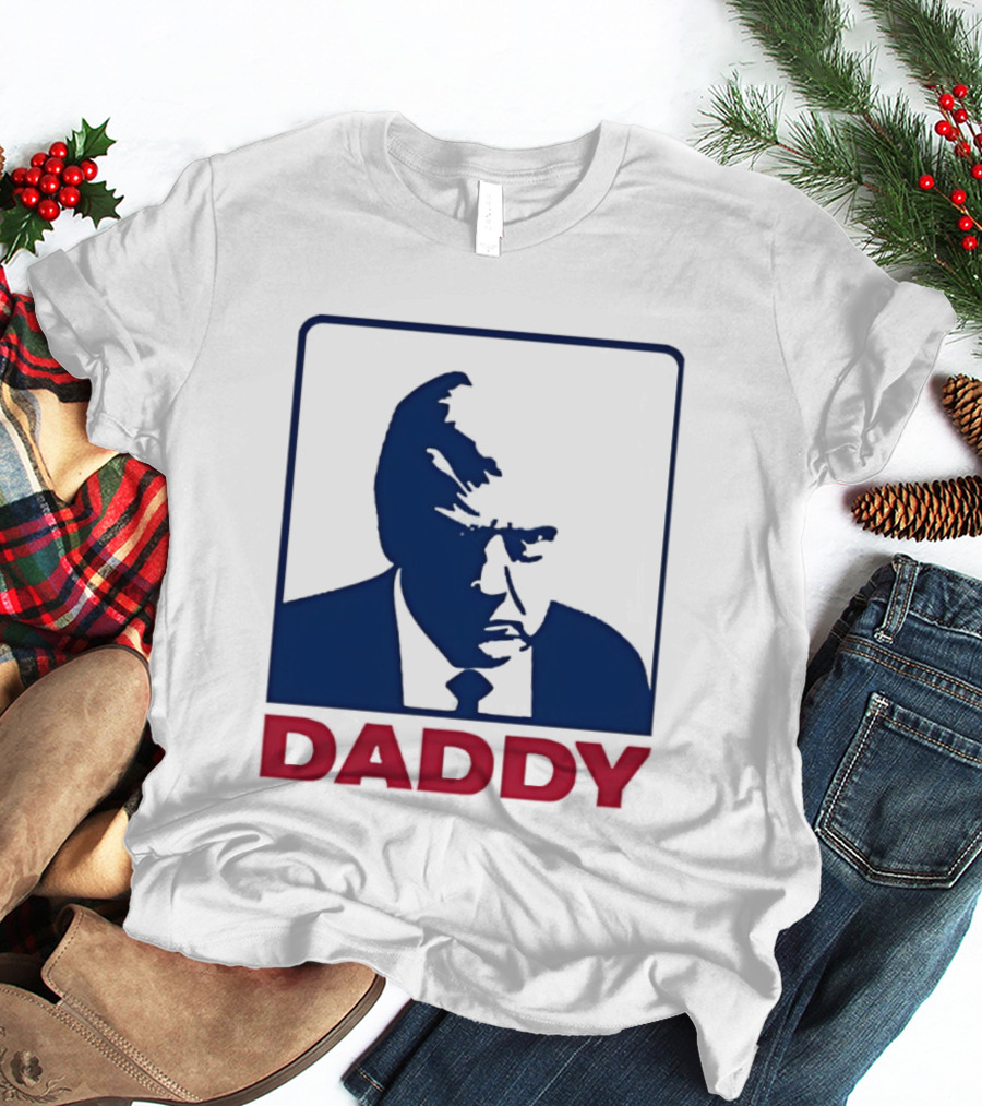 Daddy Donald Trump Blue Red T-Shirt