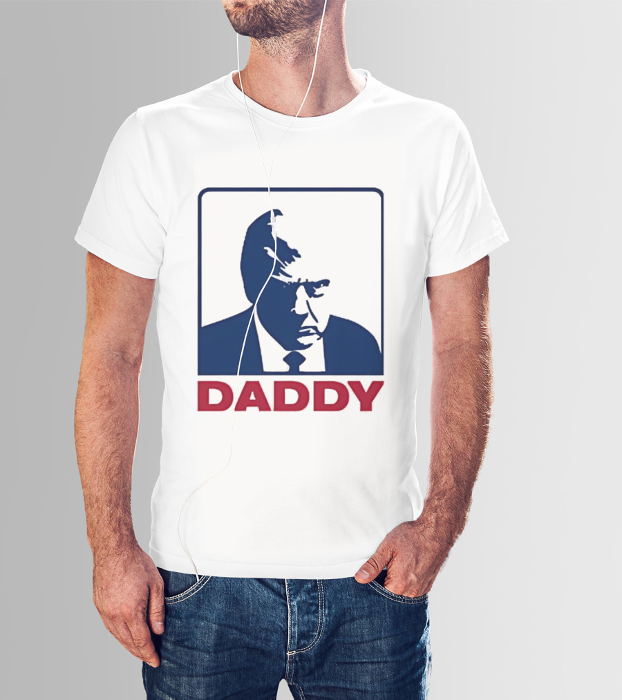 Daddy Donald Trump Blue Red T-Shirt