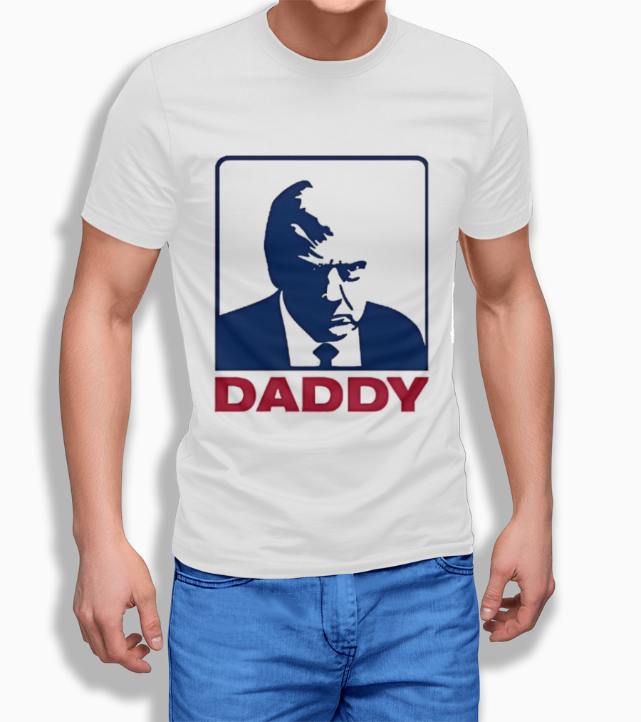 Daddy Donald Trump Blue Red T-Shirt