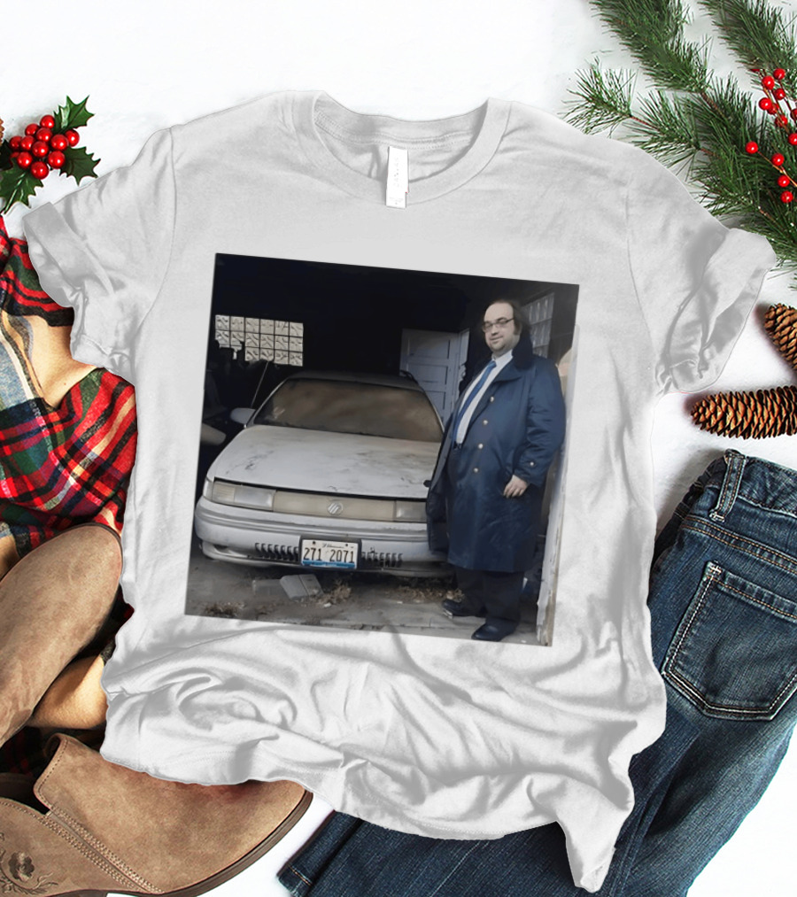 Mercury Sable Wagon 271 2071 Illinois License Plate Classic Scene T-Shirt