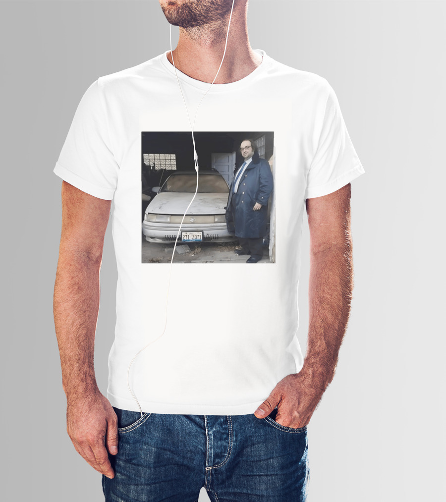 Mercury Sable Wagon 271 2071 Illinois License Plate Classic Scene T-Shirt