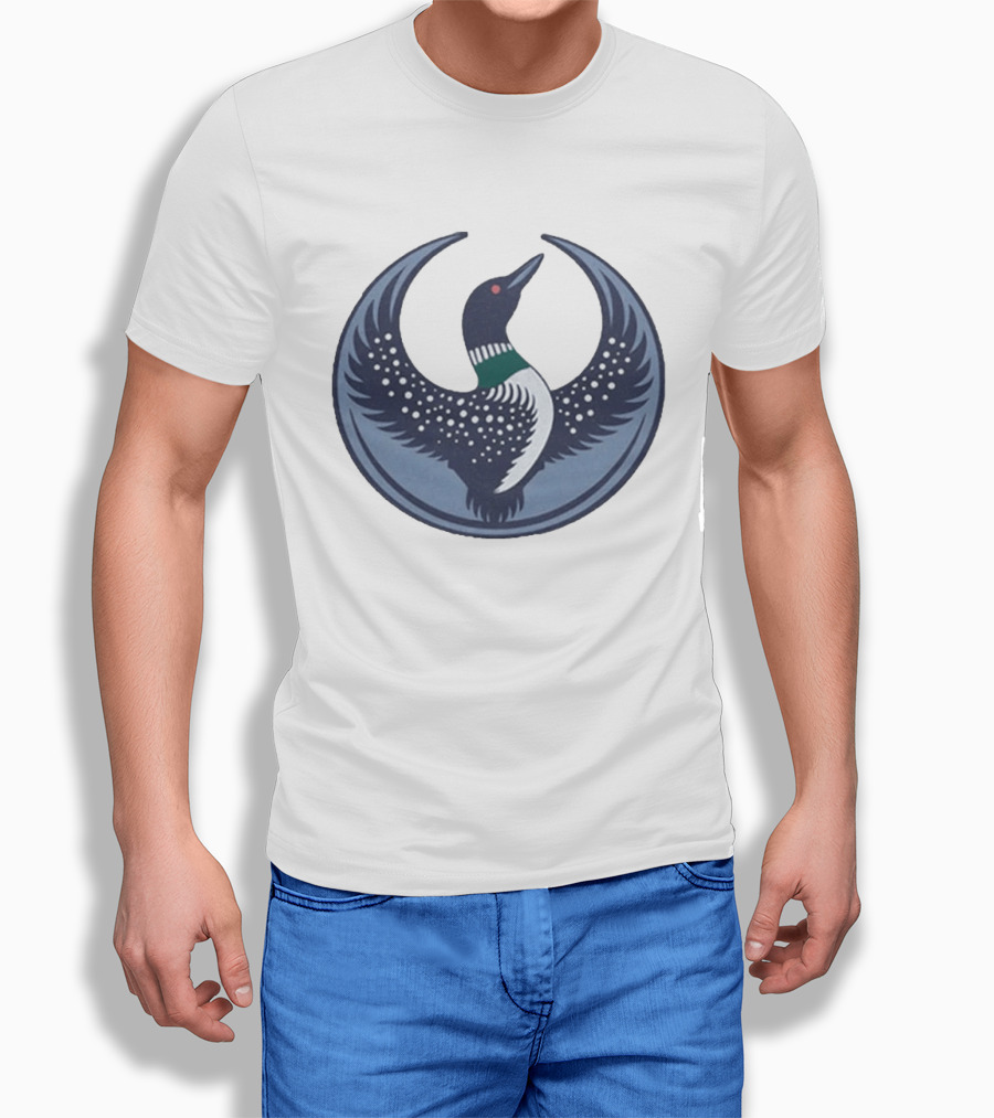The Loon Platoon Rebel Alliance Emblem Bird Circular T-Shirt