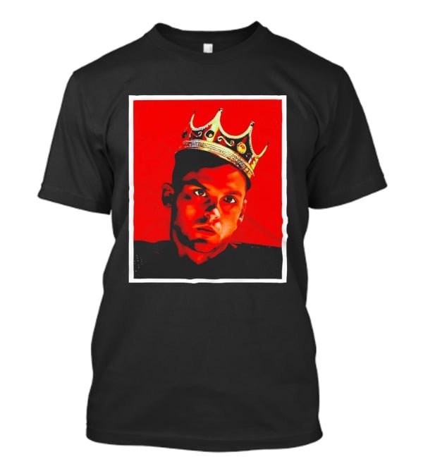 Anuel AA SoroKING Crown Portrait Red T-Shirt