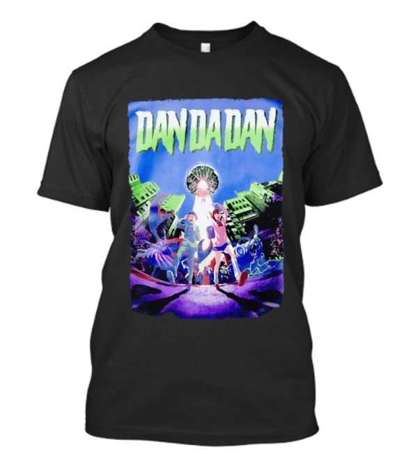 Dan Da Dan Momo Ayase Ken Takakura Manga Characters Urban Adventure T-Shirt
