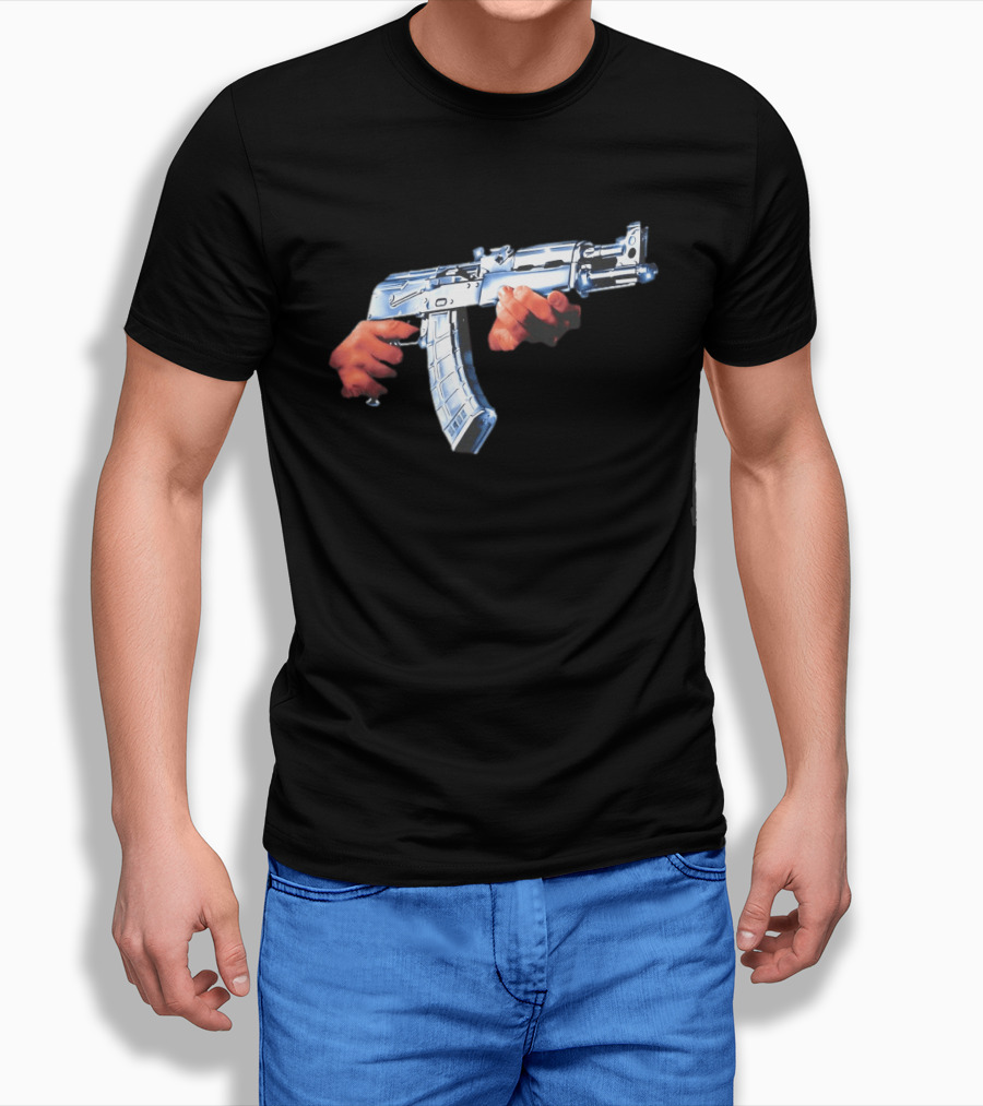 Gun Uncompromising AK 47 Illustration Ruger T-Shirt