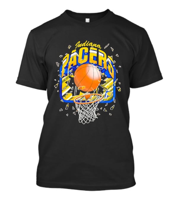 Indiana Pacers Backboard Basketball Smash City Edition 25 26 T-Shirt