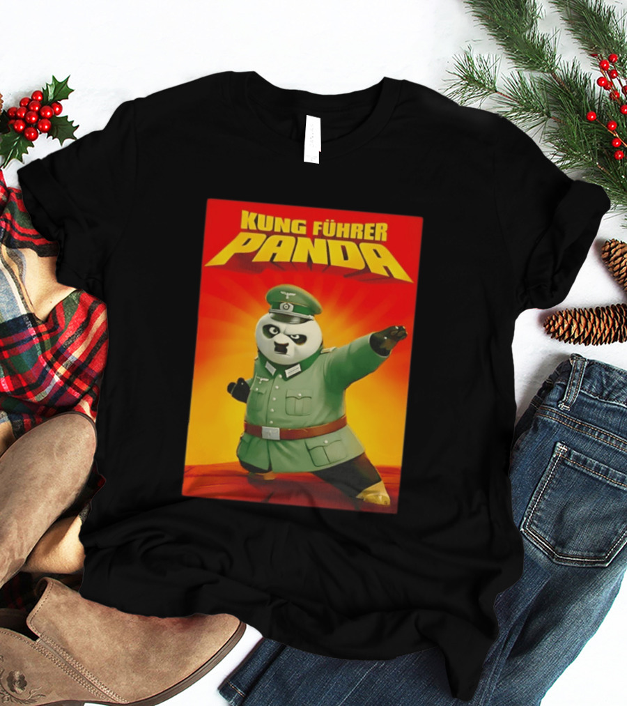 Kung Führer Panda Officer T-Shirt