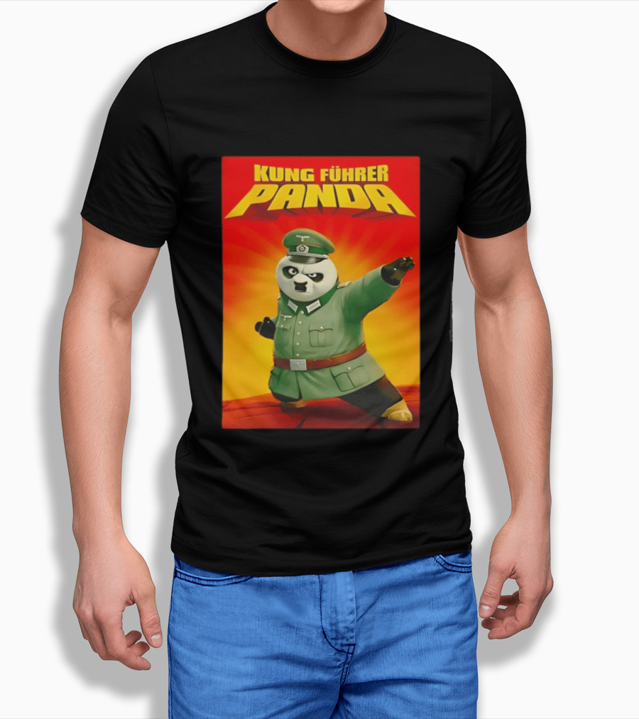 Kung Führer Panda Officer T-Shirt