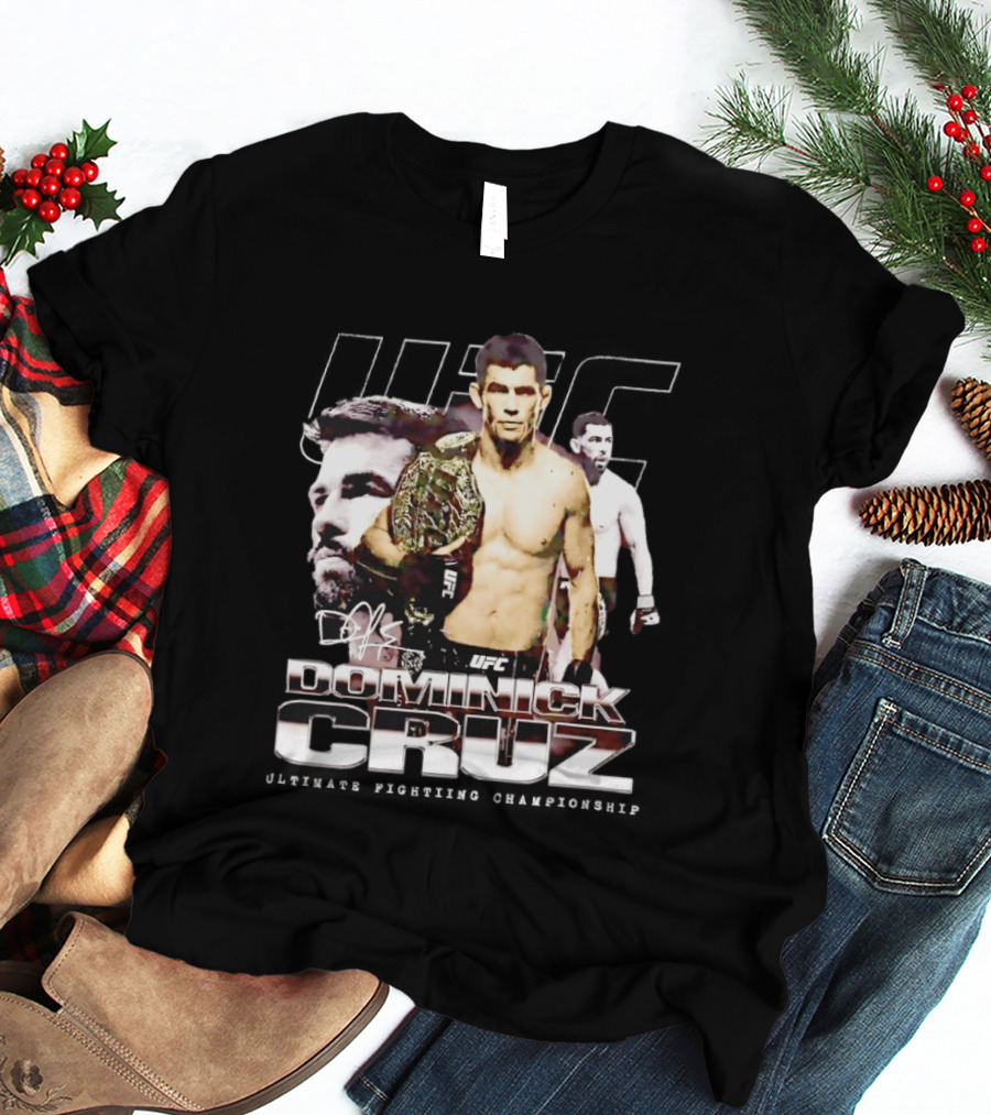 UFC Dominick Cruz Champion Legend Montage T-Shirt