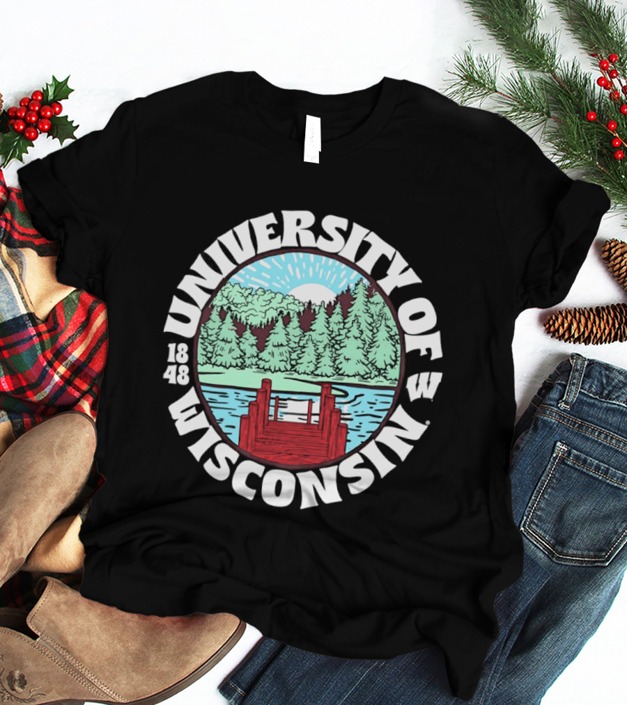 University Of Wisconsin 1848 Lake Scene T-Shirt