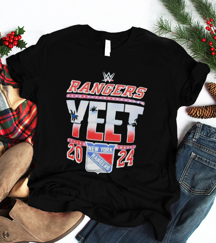 WWE Rangers Yeet 2024 New York Rangers T-Shirt