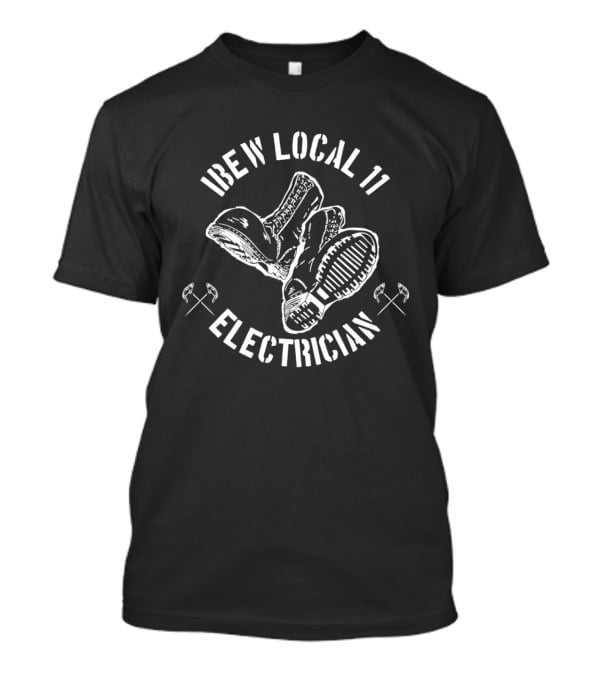 IBEW Local 11 Electrician Boots And Tools T-Shirt